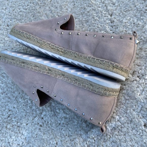 Marc Fisher Women shoes sandals Light pink Suede fabric Slip On Size US 9.5 - Picture 6 of 11